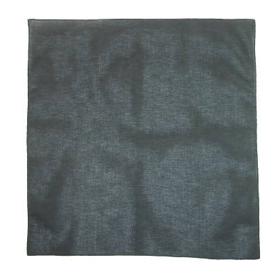 Ctm Cotton All-purpose Solid Bandana, Black : Target