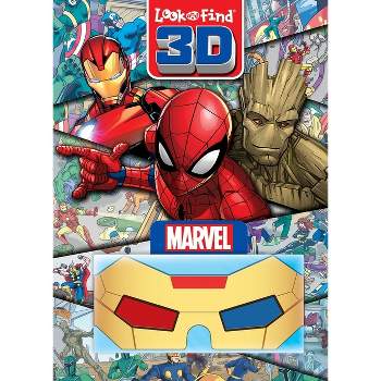 Marvel Look and Find 3D Activity Book with 3D Glasses (Hardcover)