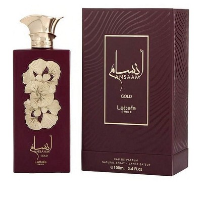 Lattafa Pear, Mandarin, Musk, Raspberry, Vanilla UniEau De Parfum Spray 3.4 Oz   3.4 Oz