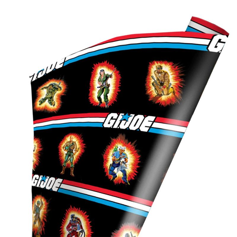Trick Or Treat Studios GI Joe Heroes Wrapping Paper | 30 x 96 Inches, 1 of 3
