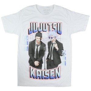 Seven Times Six Jujutsu Kaisen T-Shirt Men's Gojo and Geto Duo Character Design Tee - 1 of 4