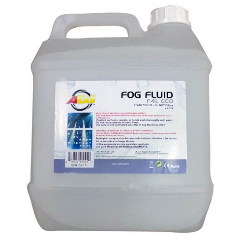 American Dj Adj Eco-fog 4 Liters Of Fog/smoke/haze Machine Liquid 