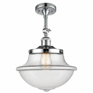 Innovations Lighting Oxford 1 - Light Semi-Flush Mount in  Polished Chrome - 1 of 1