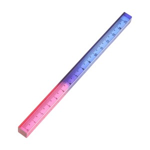 Unique Bargains Ruler Square Ruler 15cm +/-5% Accuracy Acrylic Gradient 5.91"x0.39"x0.39" 1 Pcs - 1 of 4