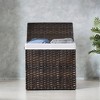 130L Double Laundry Hamper with Lid Clothes Hamper with 2 Removable Liner Bags and 6 Mesh Bags Laundry Storage for Laundry Room - 4 of 4