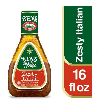 Ken's Steak House Zesty Italian Dressing & Marinade 16 fl oz (Pack of 2)