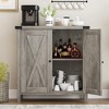 Buffet Cabinet Farmhouse Storage Cabinet with Doors and Shelves, Buffets and Sideboards Entryway Cabinet with Storage - 3 of 4