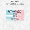 Big Dot of Happiness Girl Baby Gender Reveal - Team Boy or Girl Party Game Scratch Off Cards - Baby Shower Game - 22 Count - 3 of 4