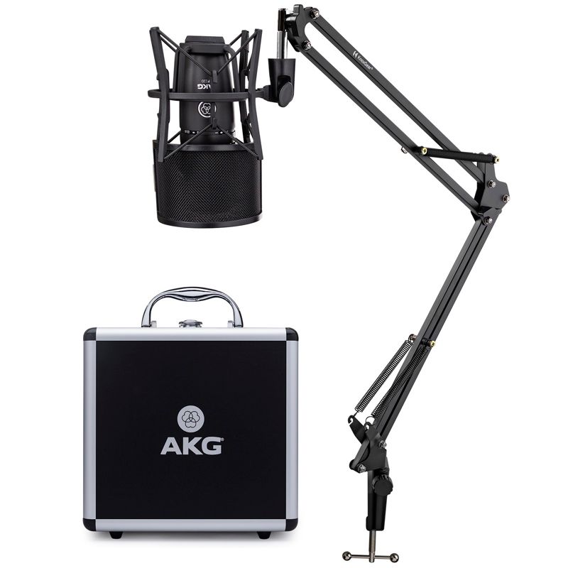AKG P220 High-Performance Condenser Microphone Bundle with Accessory, 1 of 4
