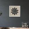 Cheung's Vita Framed Elegant Black Flower on Brown Frame - 2 of 4