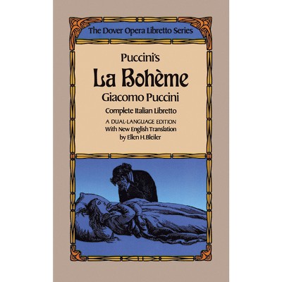 Puccini's La Boheme (the Dover Opera Libretto Series) - (Dover Books on Music: Voice) by  Giacomo Puccini (Paperback)