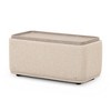 TOV Furniture Sylvie Boucle Ottoman Table in Cream - 3 of 4