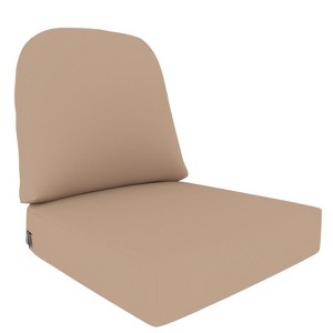 Covers&All Outdoor 5 in Seat / Back Cushion with Highly Durable Cover Rite Fabric, 22 in W x 24 in L x 5 in Thick - 1 of 4