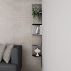 Floating Corner Shelf- 5 Tier Wall Shelves with Hidden Brackets to Display Décor, Books, Photos, More- Hardware Included by Lavish Home (Dark Brown) - 3 of 4