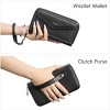 CLUCI Wallet Women Large Capacity Wristlet Purse for Women Long Ladies Wallet RFID Blocking Multi Credit Card Holder - 2 of 3