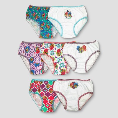 Girls Nickelodeon Shimmer and Shine 7pk Bikini Briefs 4