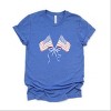 Simply Sage Market Flags Crossed Coquette Short Sleeve Tee - 3 of 4