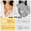 Niidor Transparent Nipple Covers For Women Seamless Silicone Pasties Nipple Covers Reusable 2025 Upgraded Breast Petals - 4 of 4