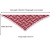 INSPIRE CHIC Lace Rose Floral Tassel Mesh Triangle Head Covering Mantilla Scarves 1Pc - 3 of 4
