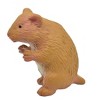 Collectible Wildlife Gifts | Hamster, Hammy, Rubber Animal, Educational, Realistic, Hand Painted,  Model,   Gift,    1 1/2"     F1677 B63 - 4 of 4