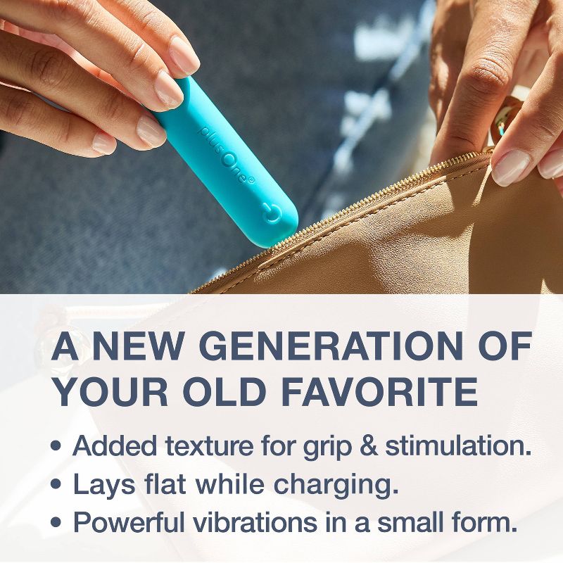 plusOne Waterproof and Rechargeable Vibrating Bullet, 5 of 16