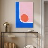Art Remedy A Loner sun Modern Color Block Abstract Wall Art Unframed - 2 of 4