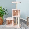 Two by Two Beverly Hills - Beige Cat Furniture Hammock Bed - 50.6 in. Tall - 3 of 4