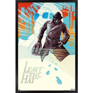 Trends International The Invisible Man - Leave The Hat by César Moreno Framed Wall Poster Prints - 1 of 4