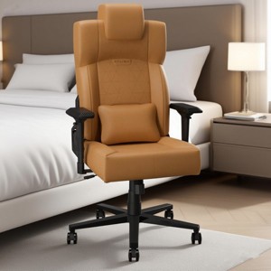 Gaming Chair Modern with Lumbar Support and Adjustable Arms for Home Office 22in Wide Seat - 3irtyhousy - 1 of 4