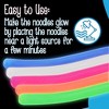 Impresa 5-Pack Glow in The Dark Original Monkey Noodle Stretchy String Fidget / Sensory Toys - 3 of 4