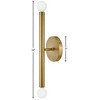 Lark Millie 2 - Light Sconce in  Lacquered Brass - 3 of 4