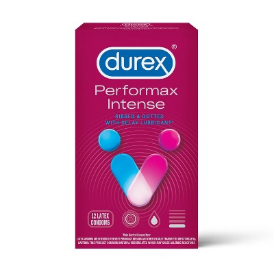 Durex Performax Intense Ultra Thin Lube Condoms - 12ct