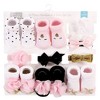Hudson Baby Girl Headband and Socks Giftset, Gold Unicorn, One Size - 2 of 4