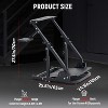 Dardoo Foldable Racing Wheel Stand With support rod Made Of 30×30mm Alloy Steel Fit For Logitech G29 G920 Thrustmaster T80 - 3 of 4