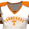 NCAA Tennessee Volunteers Women's Plus Size Short Sleeve V-Neck Yoke T-Shirt - 3 of 3