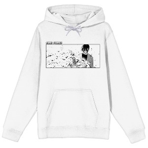 Fire Force Manga Shinmon Benimaru Long Sleeve White Adult Hooded Sweatshirt - 1 of 3
