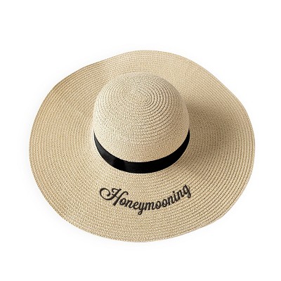 "Honeymooning" Natural Sun Tan Hat