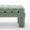 SEYNAR Modern Teddy Velvet Upholstered Rentangle Ottoman - 4 of 4