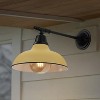 JONATHAN Y Wallace Farmhouse Industrial Indoor/Outdoor Iron LED Victorian Arm Outdoor Sconce - 2 of 4