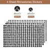 Unique Bargains Acrylic Self-Adhesive Craft Decorative 4 Sheets Rhinestone Stickers - 2 of 4