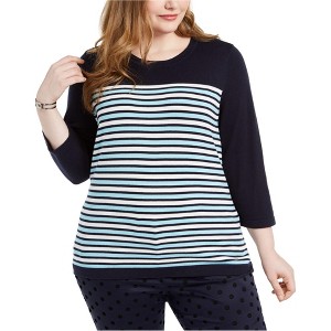 Tommy Hilfiger Womens Striped Pullover Sweater - 1 of 1