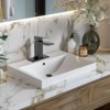 Cobbe Single Handle Bathroom Sink Faucet for Vanity Waterfall Spout Design Single-Hole Installation With Pop-Up Drain Matte Black - 2 of 4