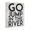 Stupell Industries Jump in the River Motivational Lake House Phrase, 16" x 20" - 3 of 4