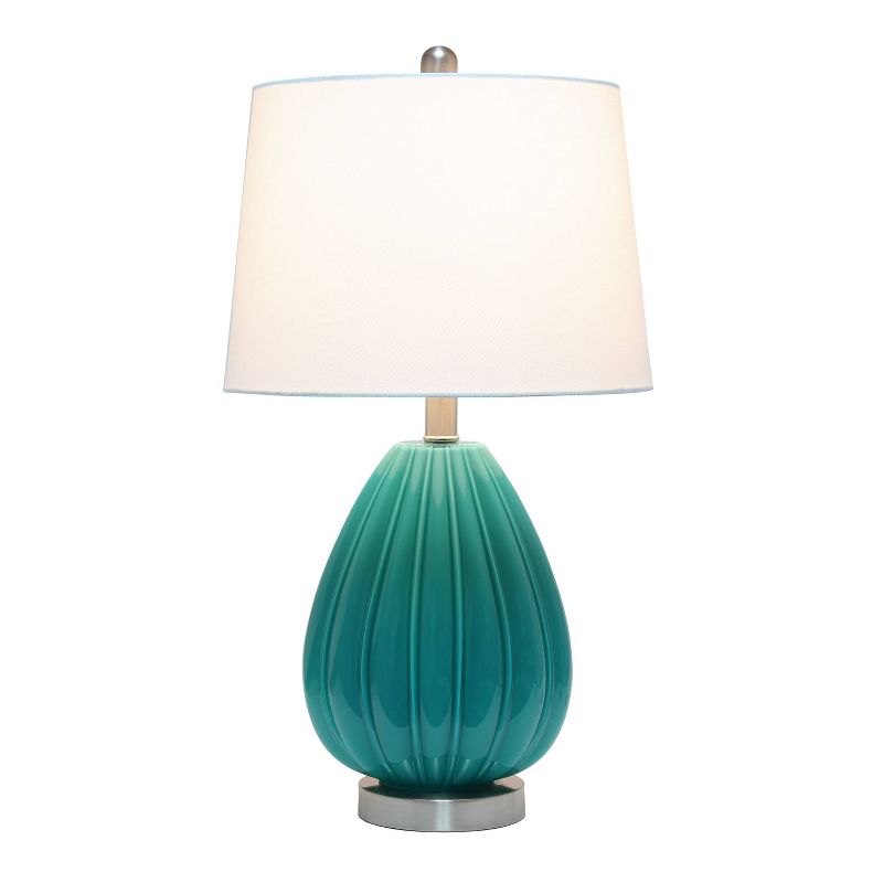 Pleated Table Lamp with Fabric Shade - Lalia Home, 2 of 9