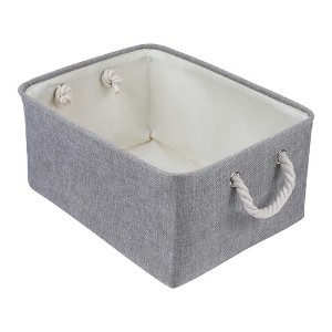 REGALWOVEN Cotton Collapsible Lightweight Sturdy Open Storage Bins 3 Pcs - 1 of 4