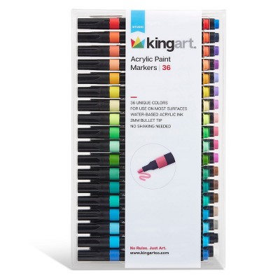 KINGART Acrylic Paint Markers 36 Colors
