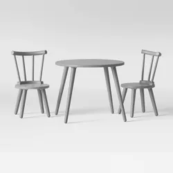 Delta Children Homestead Table and Chair Set - 3pc - Gray