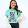 Simply Sage Market Women's Reindeer Stacked Short Sleeve Garment Dyed Tee - 2 of 4