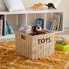 Kids' Large Woven Toys Storage Basket - Pillowfort™ - 2 of 3