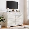 KTMBDW 9 Drawer Dresser TV Stand, Dressers with Antique Handles and Wood Chest of Drawers for Hallway, Entryway, Closets, Sturdy Frame, Easy Assemble - 3 of 4